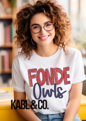 Fonde Owls Scribble