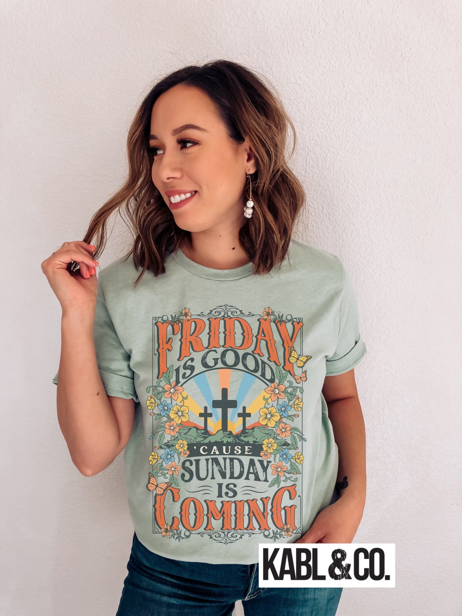 Friday is Good - Seafoam - Easter