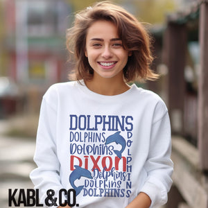 Dixon Dolphin Typography