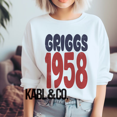 Griggs 1958 Distressed