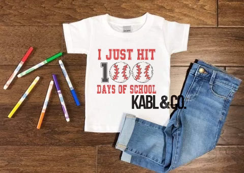 100 Days School Baseball