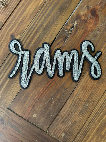 Rams Sequin Patch