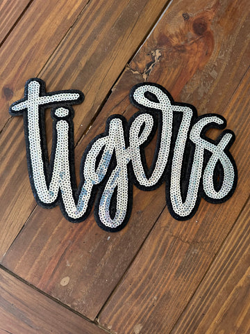 Tigers Sequin Patch