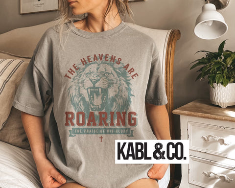 The Heavens are Roaring- light grey