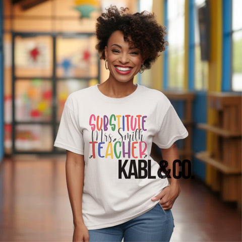 Substitute Teacher Custom