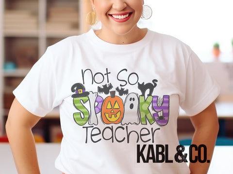 Not So Spooky Teacher Halloween