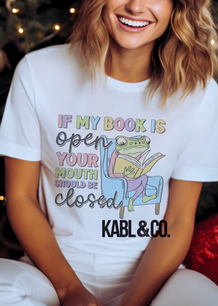 If My Book is Open