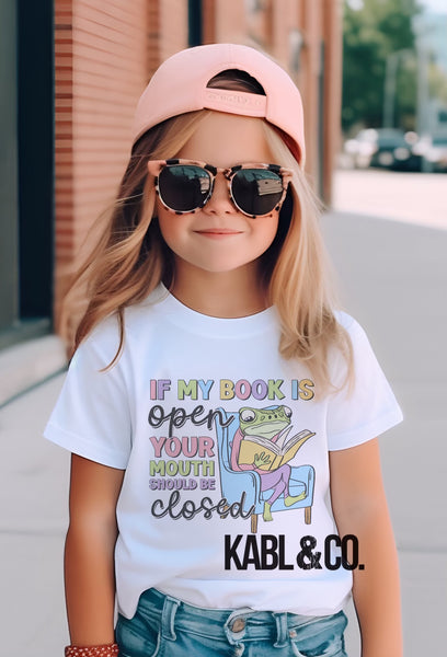 If My Book is Open