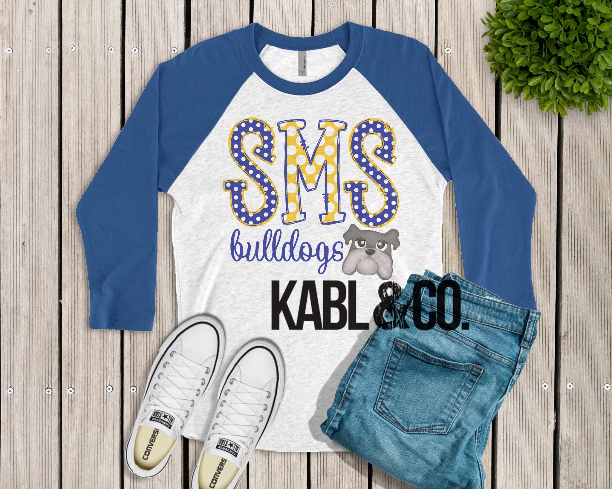 Semmes Middle Bulldogs (Royal Raglan)