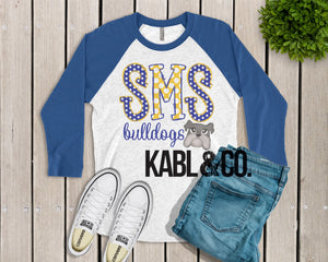 Semmes Middle Bulldogs (Royal Raglan)