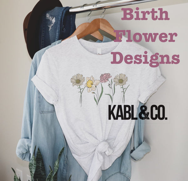 Birth Flower Watercolor