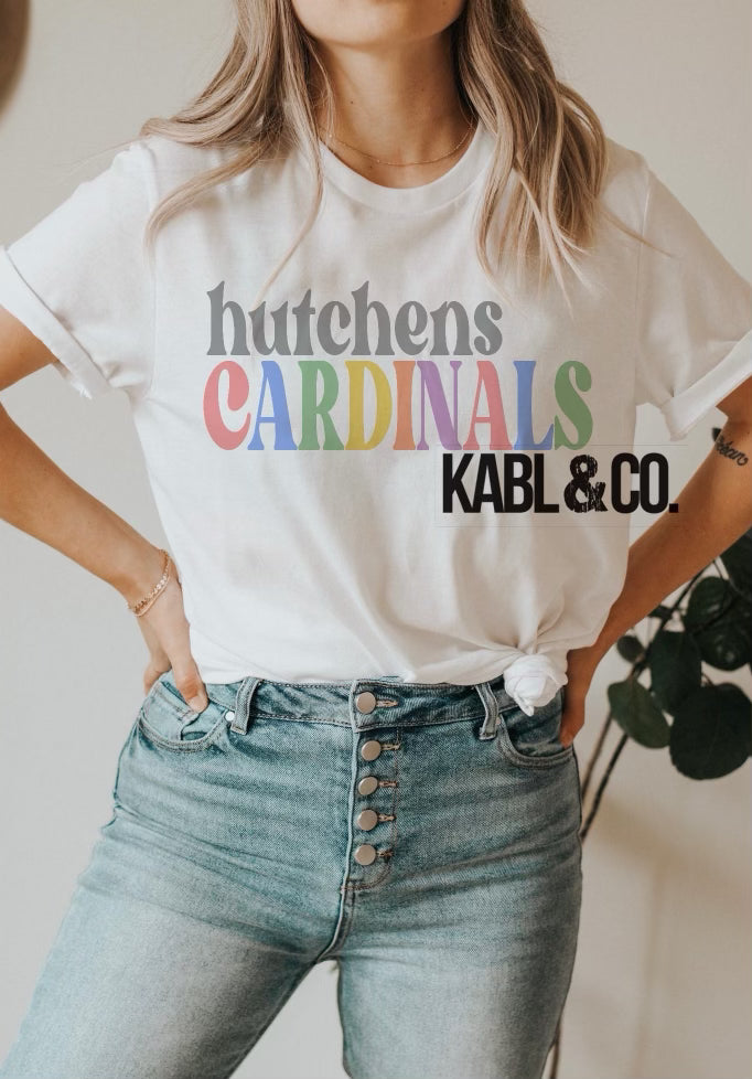Hutchens Cardinals Retro Pastel