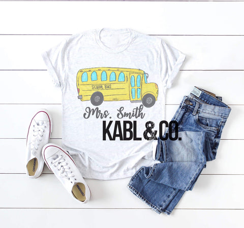 School Bus (white crew)