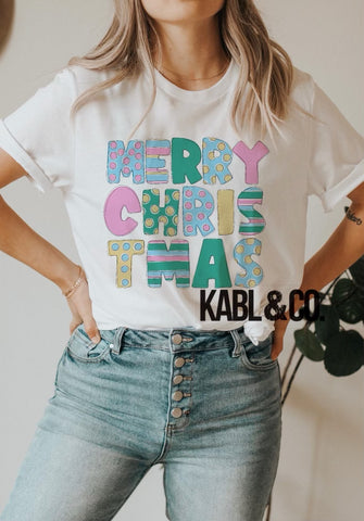Merry Christmas Pastel