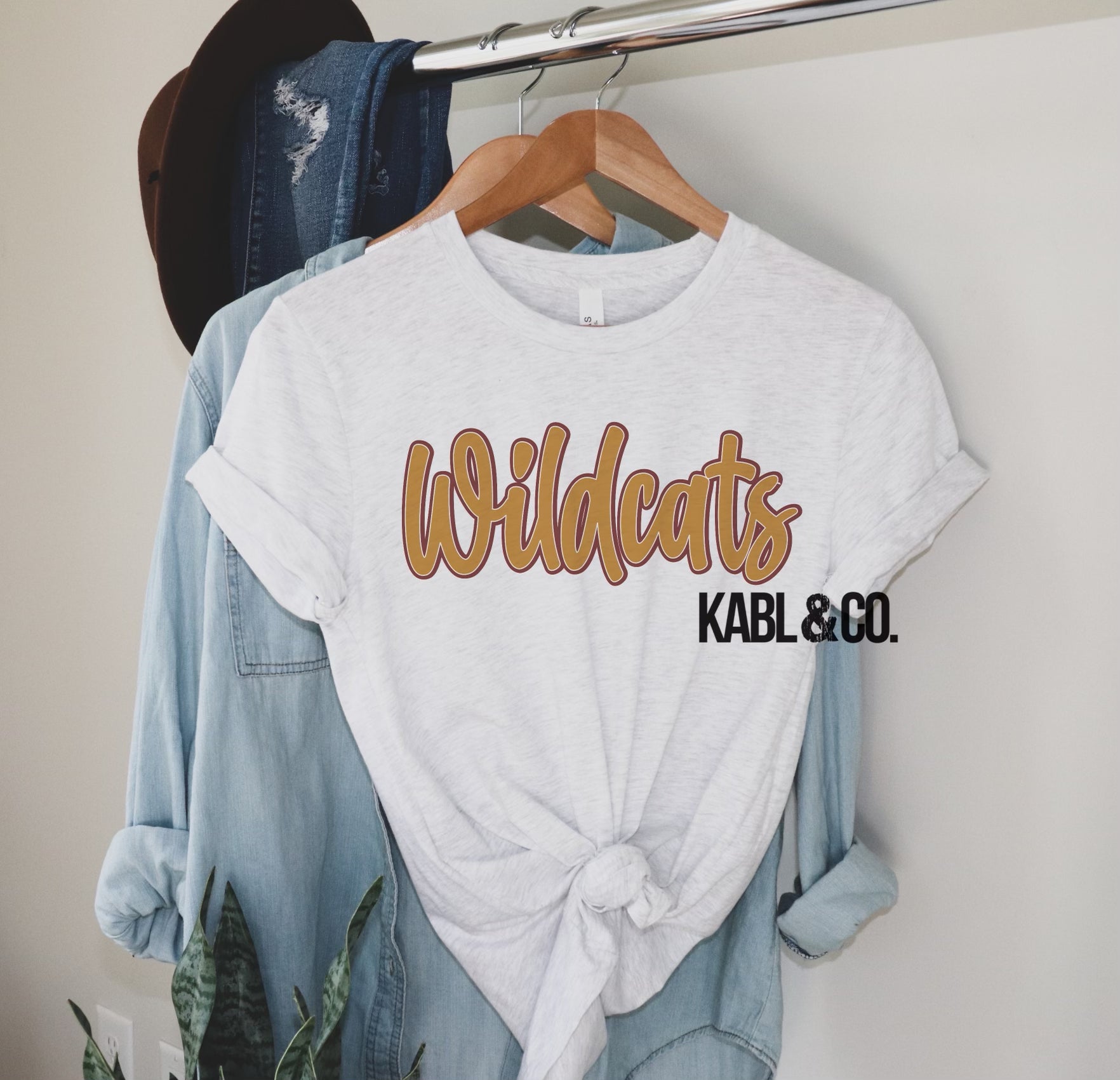 Citronelle Wildcats Retro Script