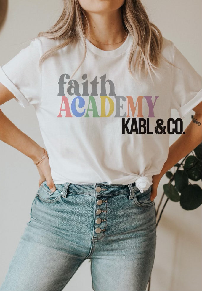 Faith Academy Pastel Retro
