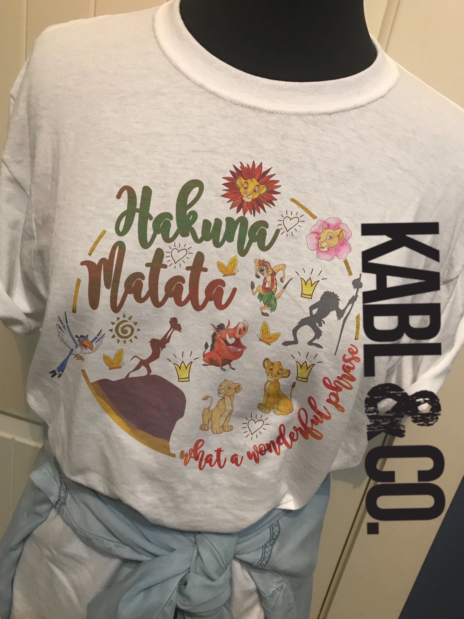 Hakuna Matata (white crew) Lion King - DW