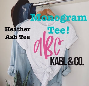 Monogram Tee