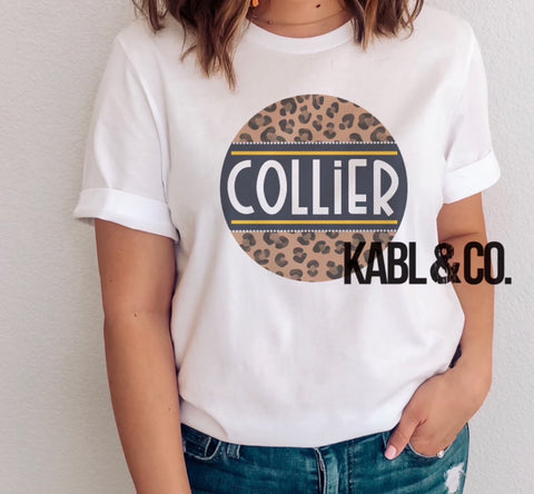 Collier Leopard Circle